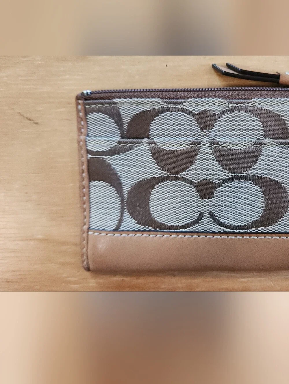 Coach Y2K Signature Canvas Card Case